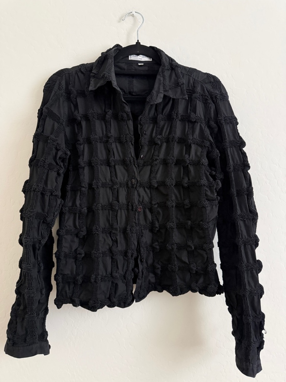 Anne Fontaine Black shirt Sz 2